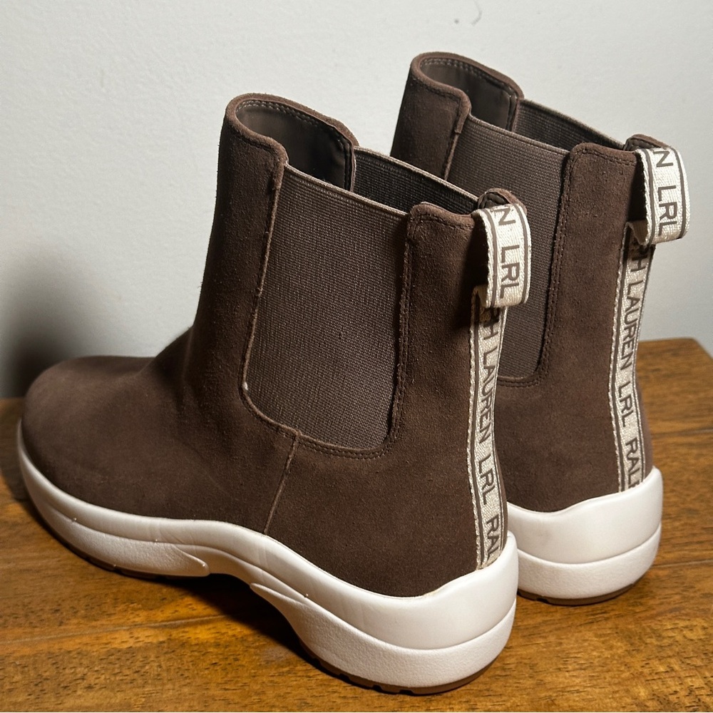 Lauren Ralph Lauren Women's Rylee Chelsea Slip-on Sneaker Boot Size 9-9.5